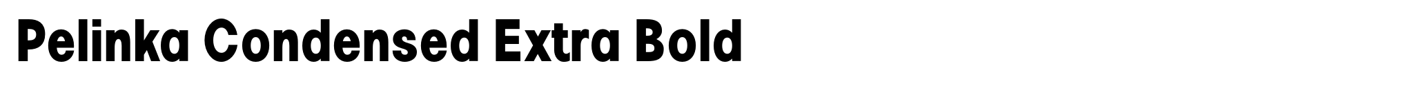 Pelinka Condensed Extra Bold image